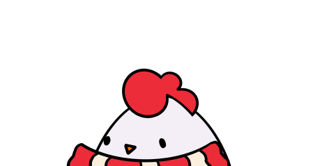 Footer mascot character